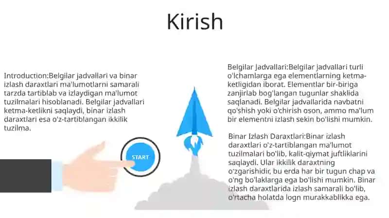 Belgilar Jadvallari Va Binar Izlash Daraxtlari 3