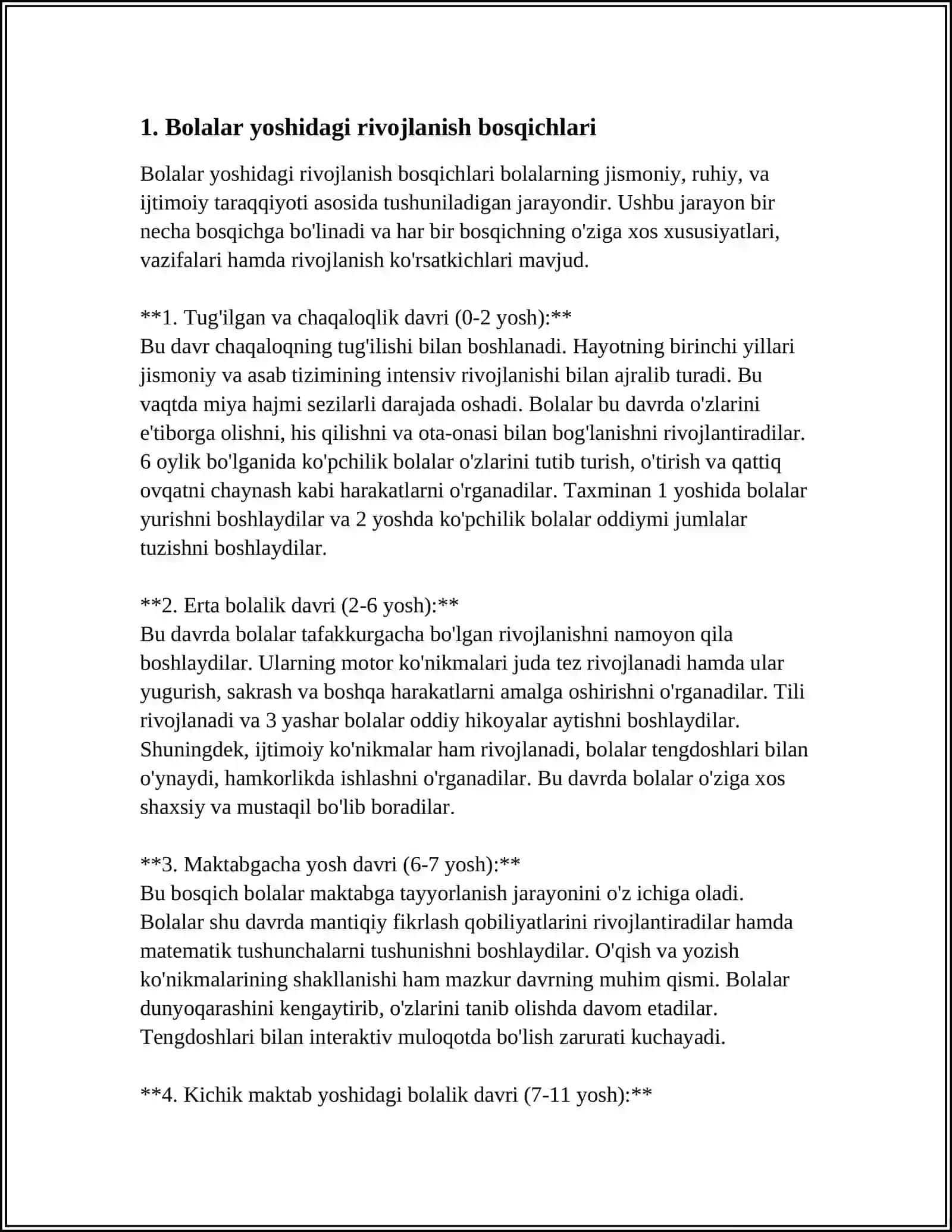 BOLALARNING YOSH XUSUSIYATLARI VA IMKONIYATLARIGA MOS DIDAKTIK MATERIALLARNI TAYYORLASHGA O`RGATISH 3