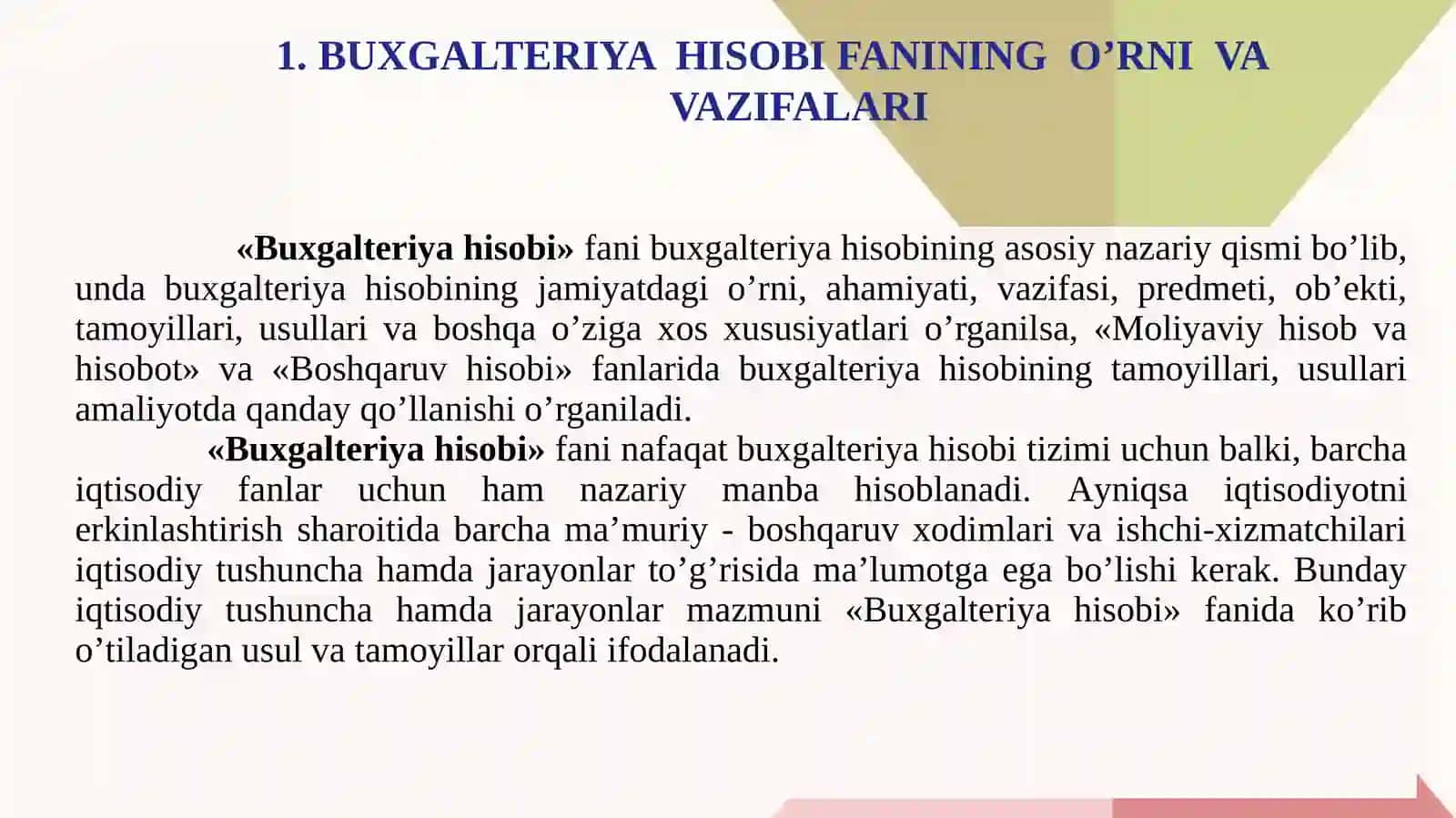 BUXGALTERIYA HISOBI” FANIGАKIRISh. BUXGALTERIYA BALANSI 3