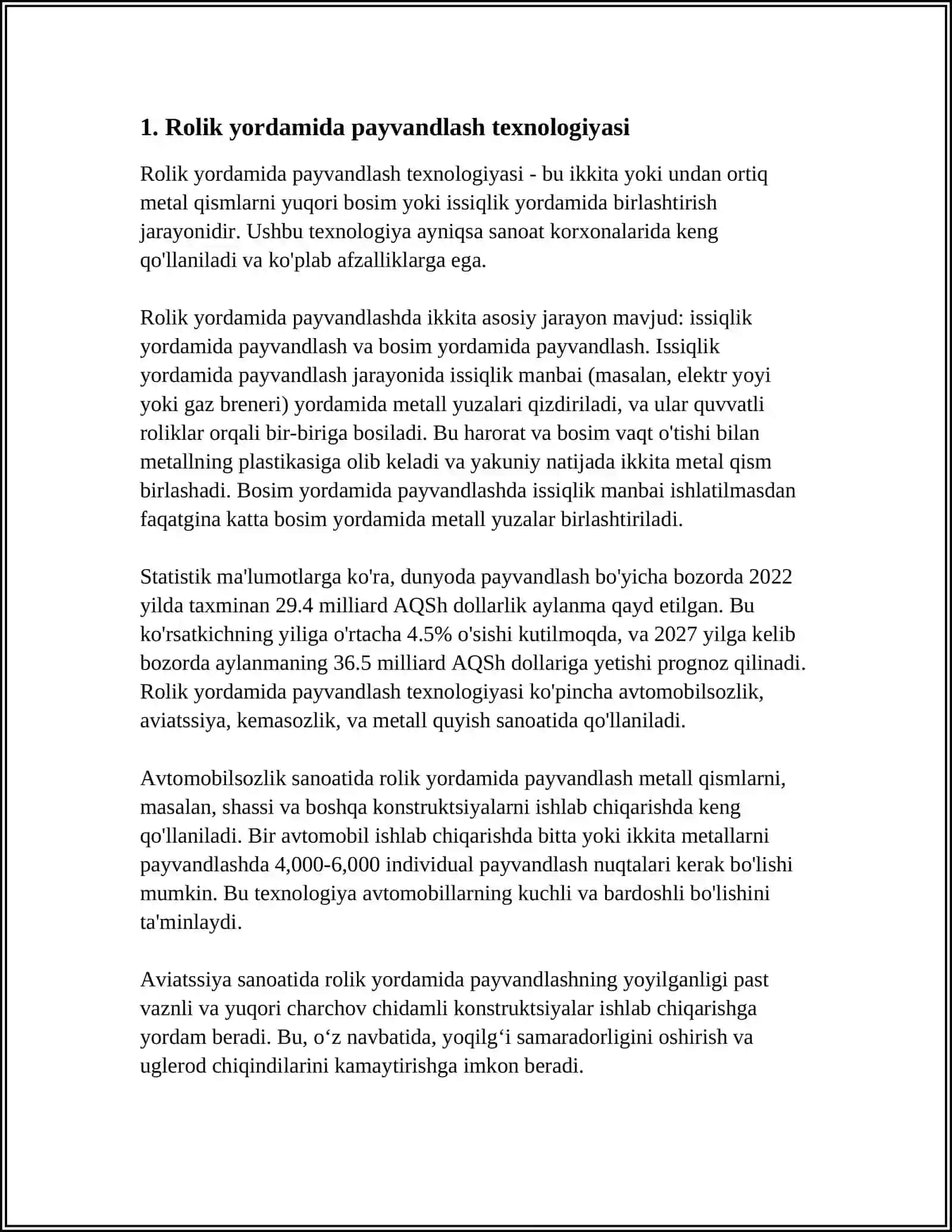Rolik yordamida payvandlash texnologiyasi 3