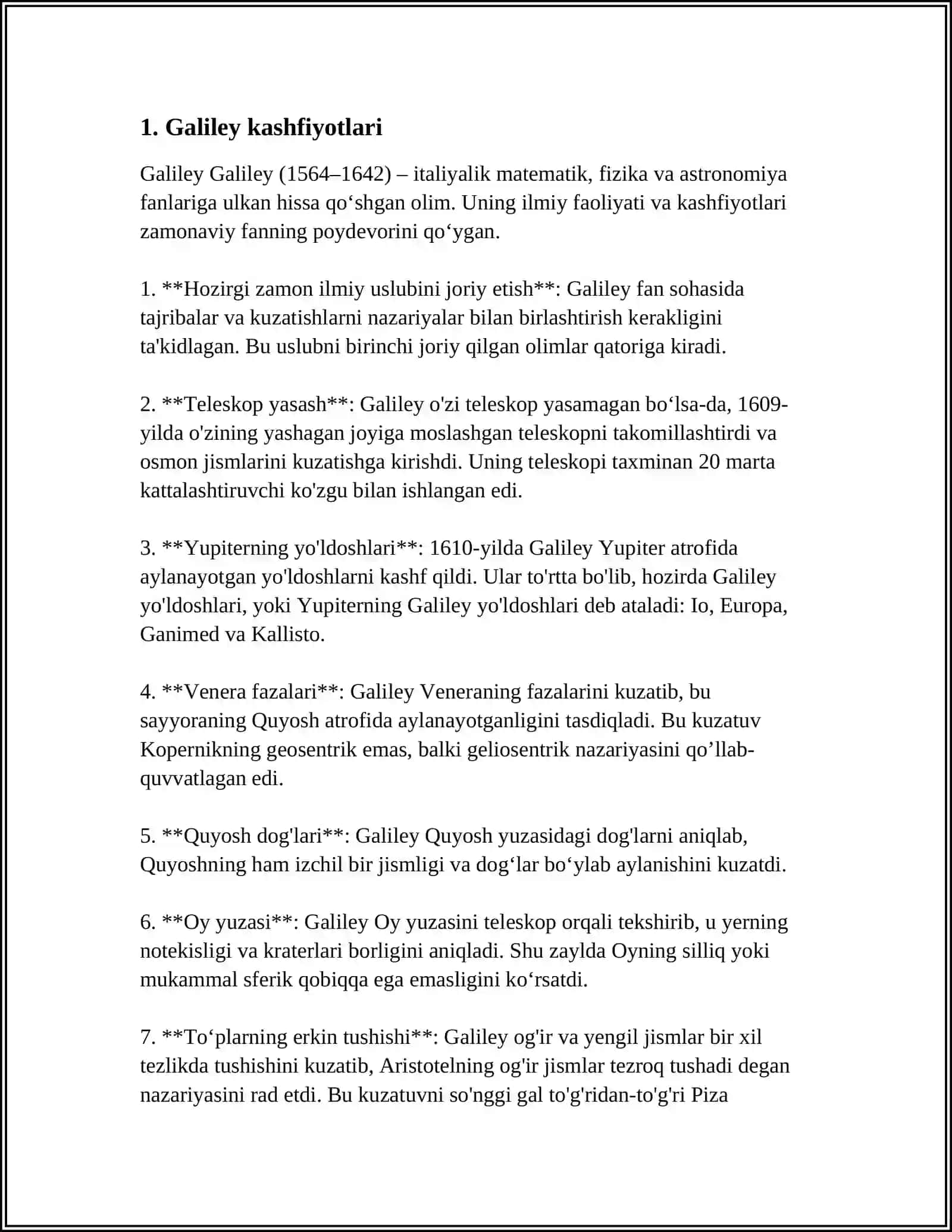 QADIMGI MEXANIK OLIMLARNING QURGAN MASHINALARI (GALILEY MISOLIDA) 3