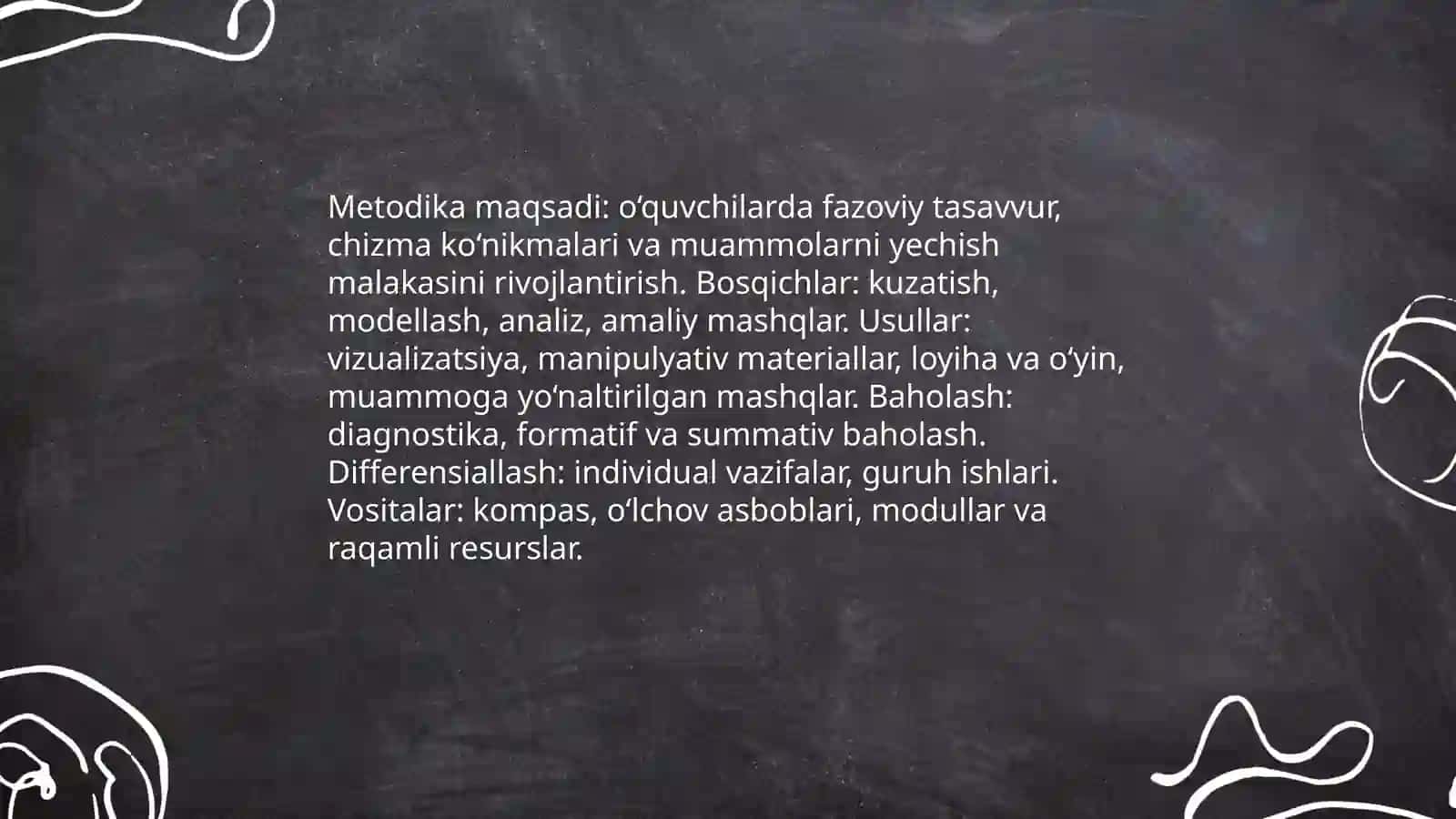 Matematikaga ixtisoslashtirilgan boshlang’ich sinflarda geometrik masalalar ichisha 3
