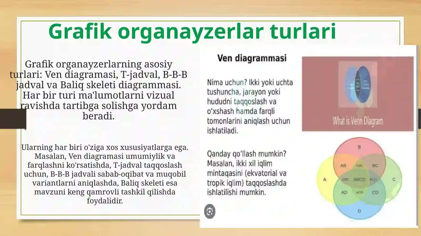 O`qitishninggrafikliorganeyzerlarvositasidangeografiyamavzusigaoiddarslardanfoydalanish 3