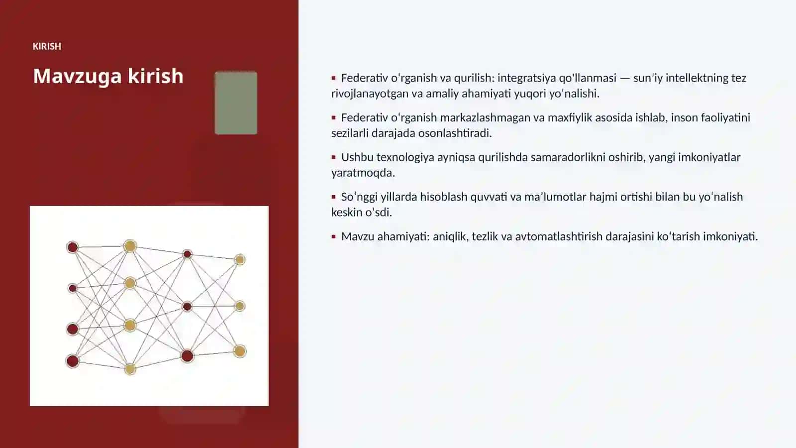 SUNʼIY INTELLEKT • PROFESSIONAL TAQDIMOT 3