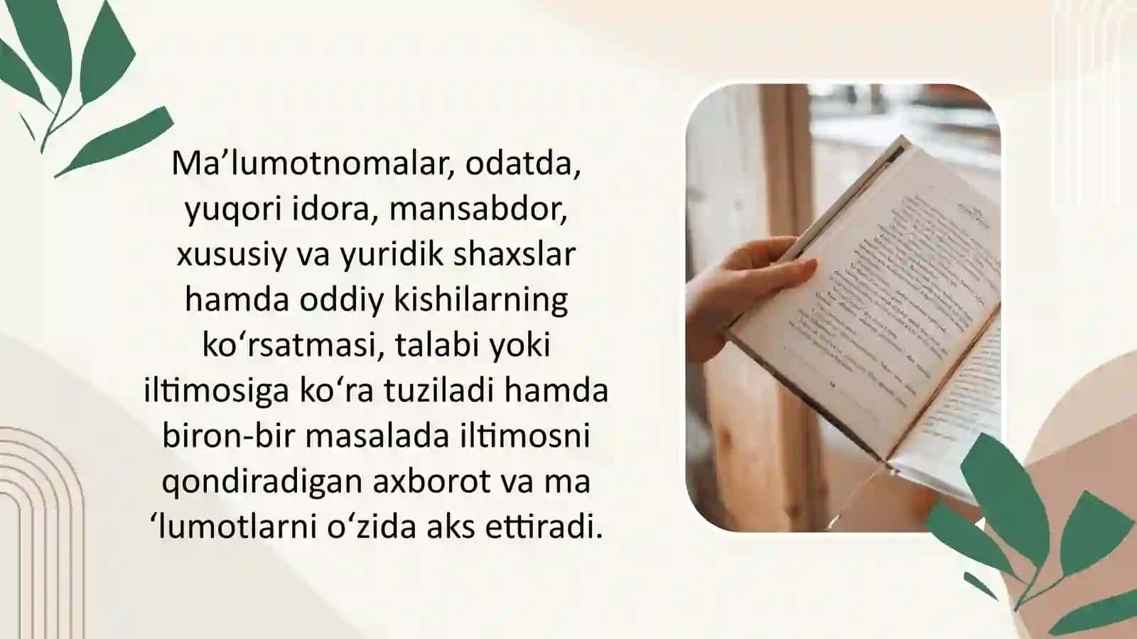 Ma’lumotnoma 3
