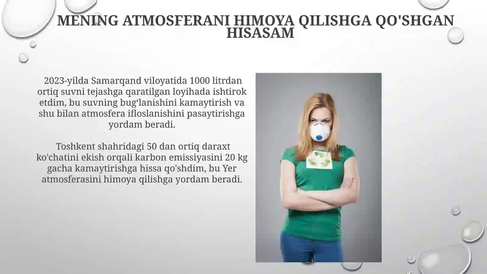 Atmosferani Himoya Qilishdagi Hisasam 3