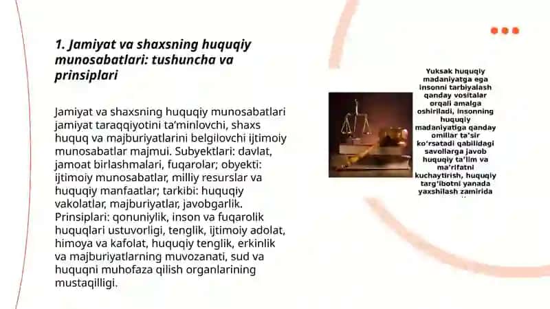 Jamiyat va shaxsning huquqiy munosabatlari 3
