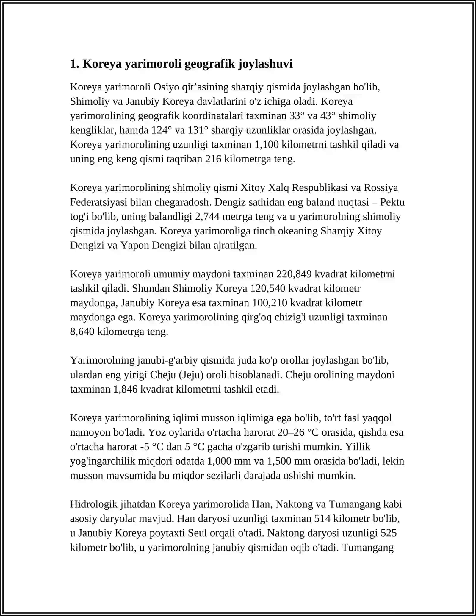 KOREYA TARIXI 3