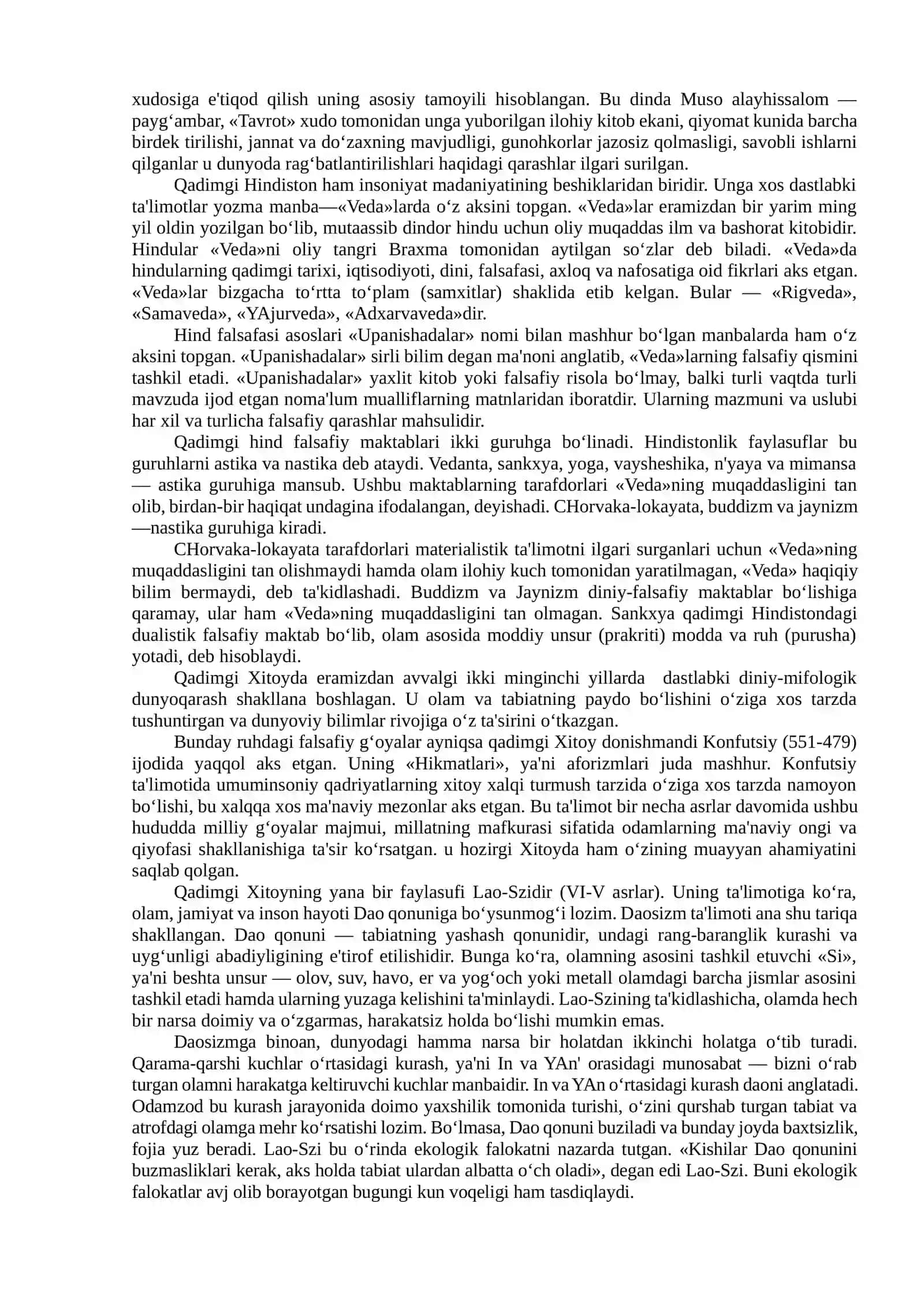 Falsafiy tafakkur taraqqiyoti bosqichlari 3