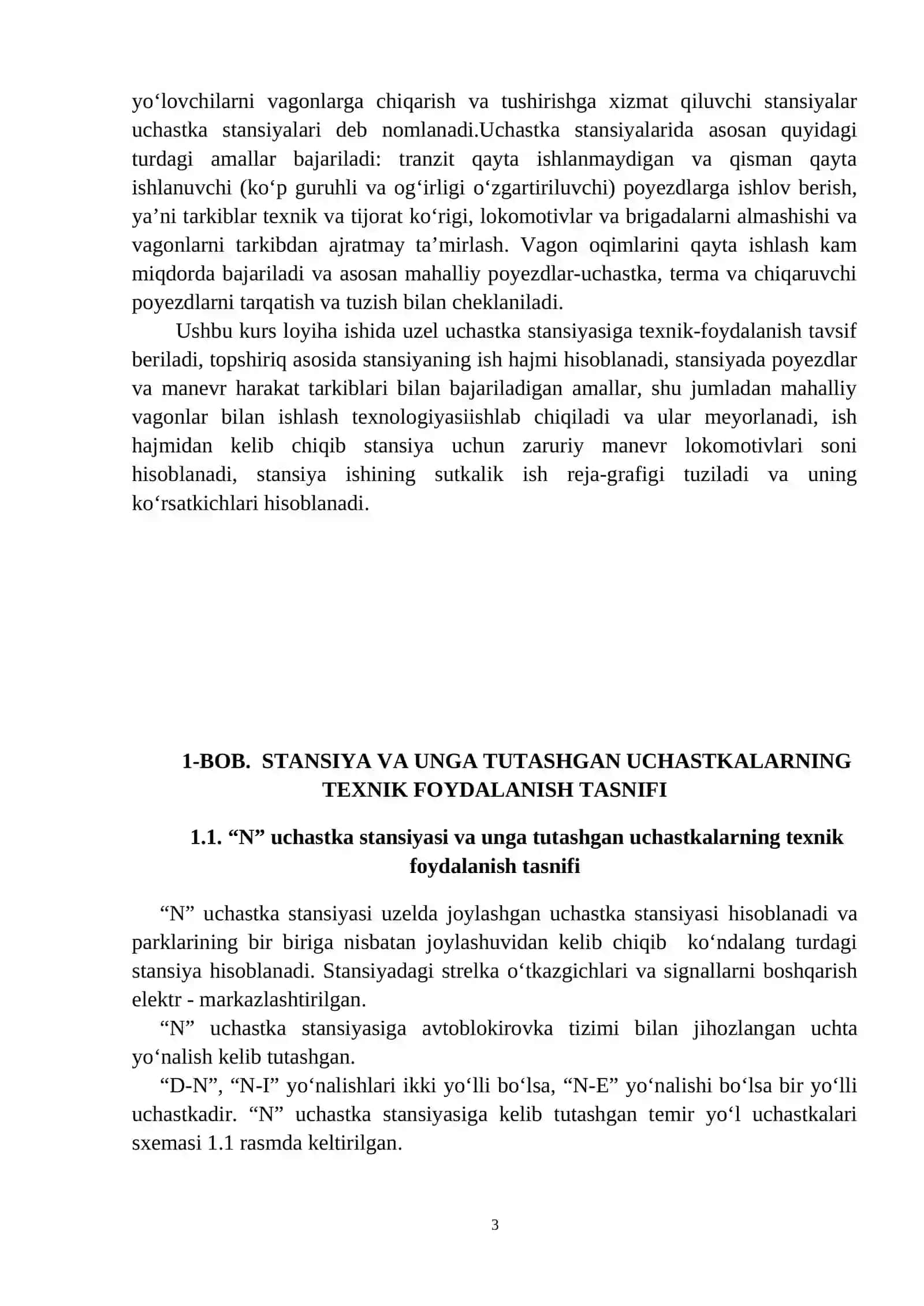STANSIYA STANSIYASI ISHINI TASHKIL ETISHNING UMUMIY MASALALAR 3