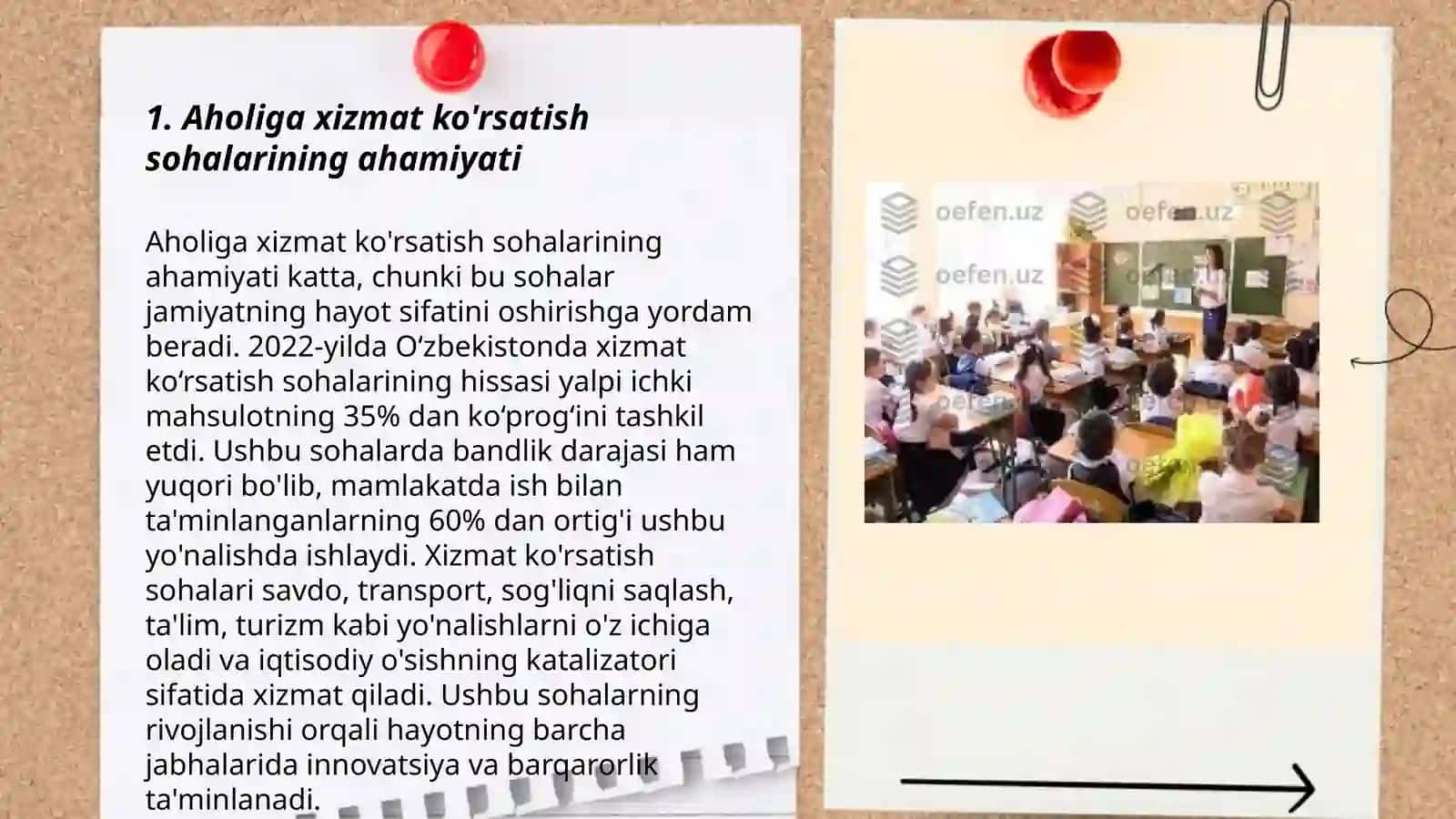 Aholiga xizmat ko'rsatish sohalari geografiyasi 3