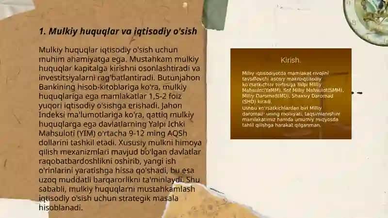 Iqtisodiy o'sishning huquqiy - institutsional omillari 3