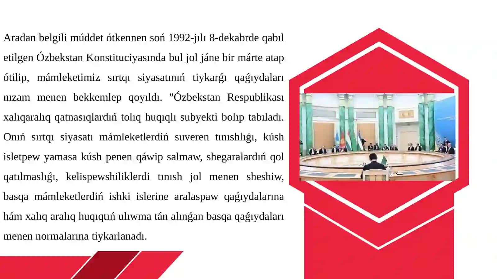 Ózbekstannıń sırtqı siyasatında jańa dáwiri 3