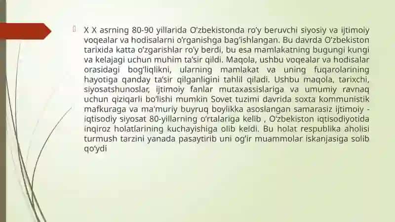O‘z Kompartiyasi Markaziy Kengashining birinchi kotibiyetni boshqarish 3