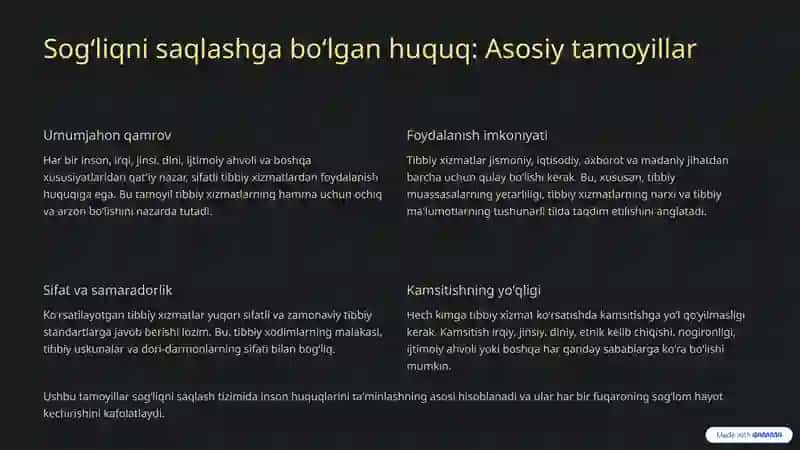 Sogʻliqni saqlash tizimida inson huquqlari va erkinliklarining ta'minlanishi 3