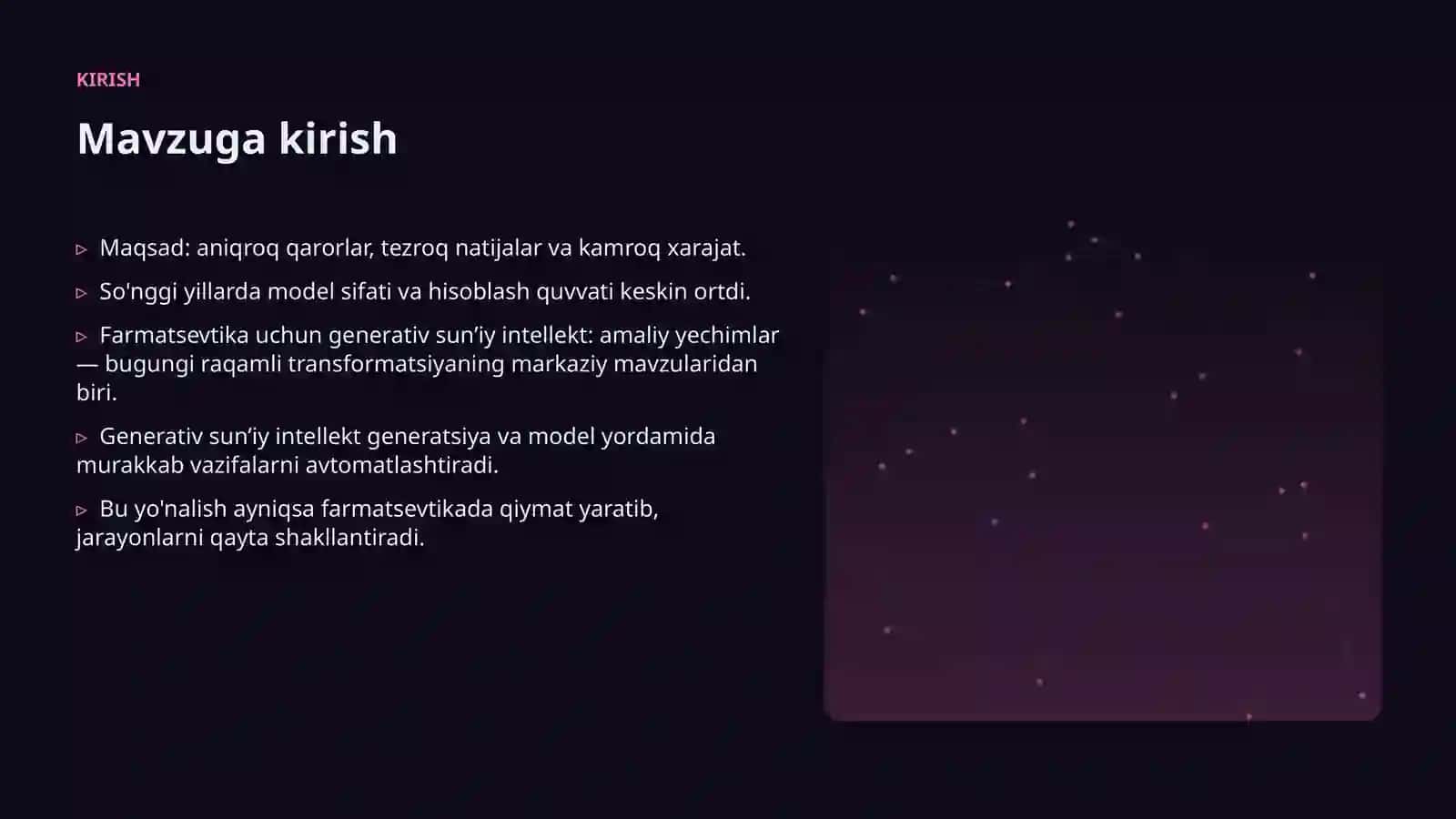 Farmatsevtika uchun generativ sunʼiy intellekt: amaliy yechimlar 3