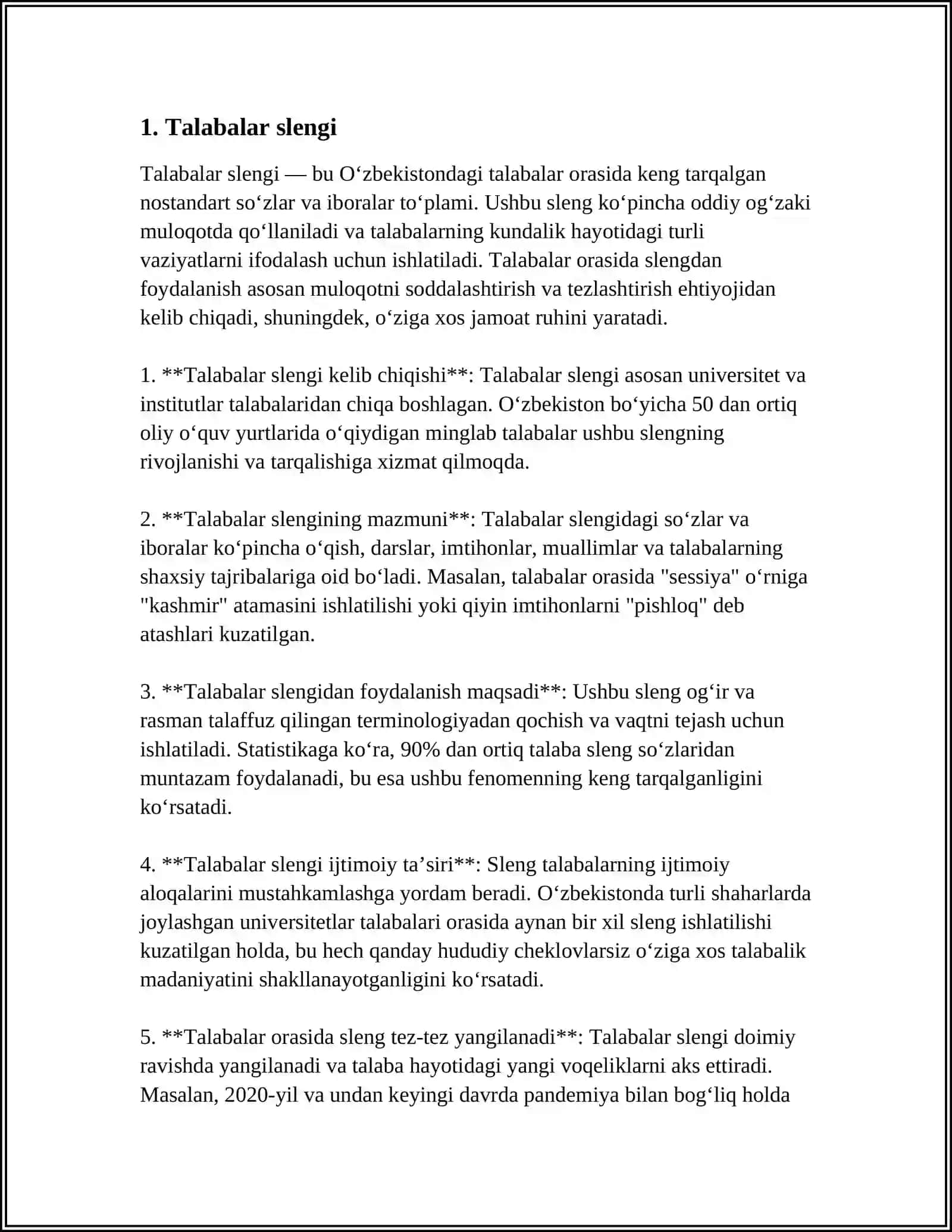 TALABALAR LEKSIKASI 3