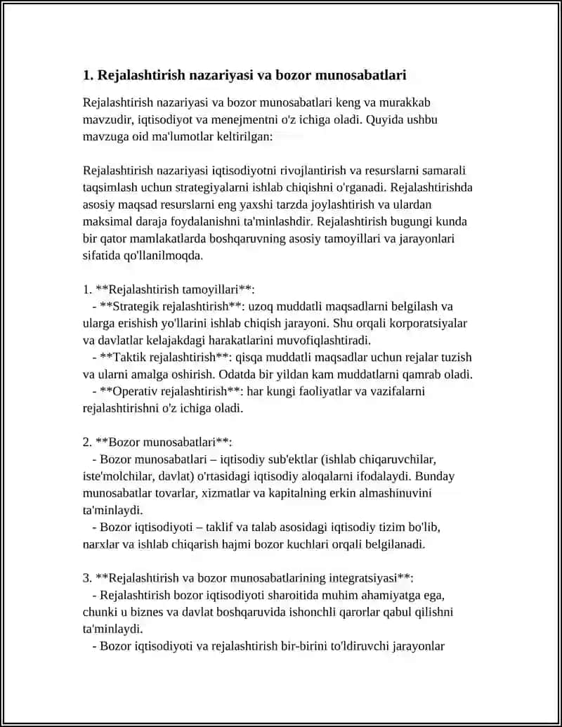 REJALASHTIRISH VA BOZOR MUNOSABATLARI 3