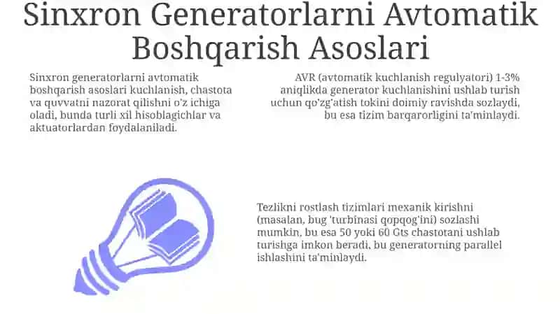 Sinxron Generatorlarni Avtomatik Boshqarish Asoslari 3