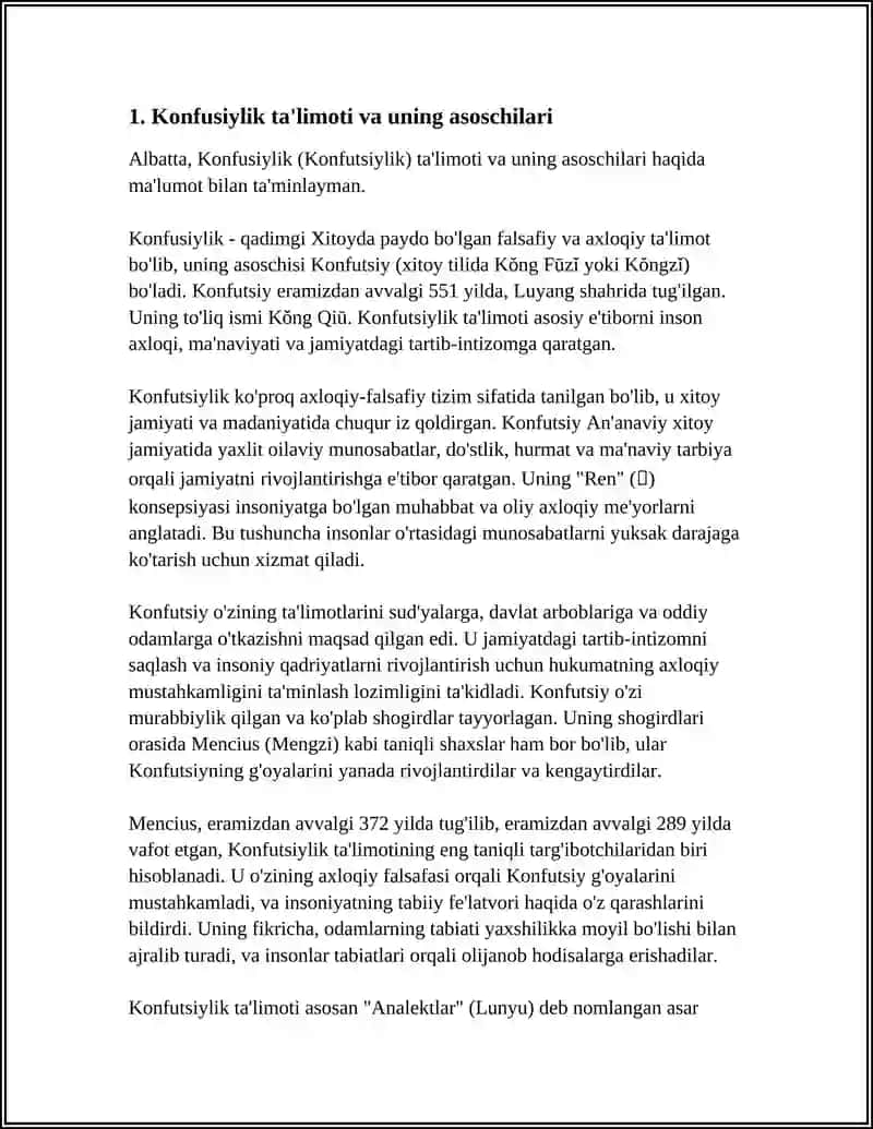 XITOY VA YAPONIYA DINLARI: KONFUSIYLIK. DAOLIK.SINTOIYLIK 3