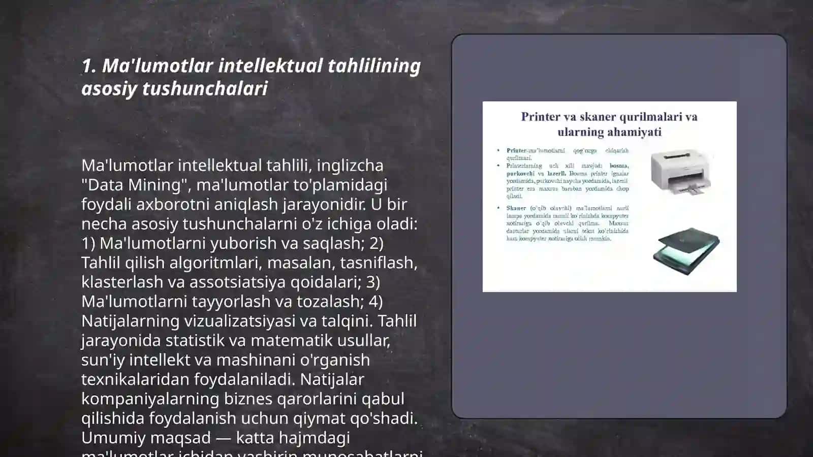 Ma'lumotlar intellektual tahlilining ahamiyati 3