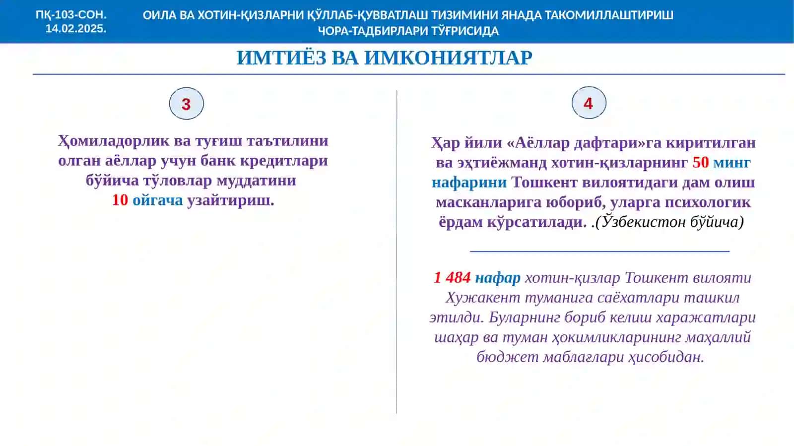 ХОТИН-ҚИЗЛАР БАНДЛИГИ ТАЪМИНЛАШ ВА ТАДБИРКОРЛИГИНИ ҚЎЛЛАБ-ҚУВВАТЛАШ 3