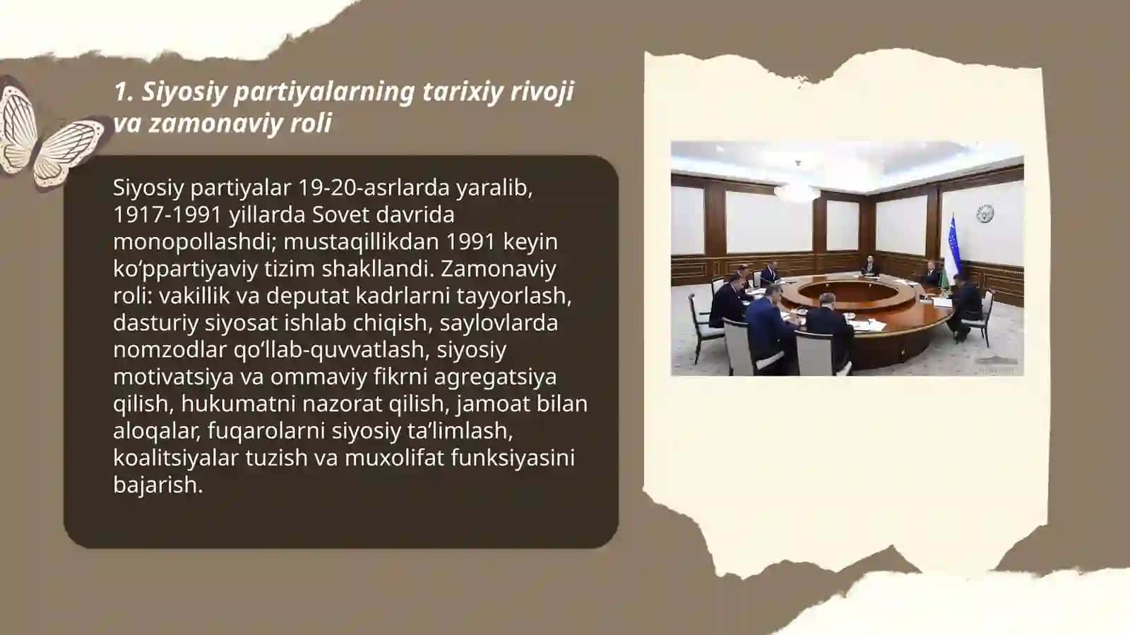 Siyosiy partiyalar, Jamoat tashkilotlari va ommaviy axborot vositalarining rivojlanishi 3
