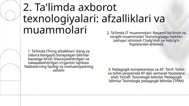 Pedagoguk Kompetentlikni Shakllantirishda Axborot Texnologiyasi Tushunchasi Va Klasifikatsiyasi 3