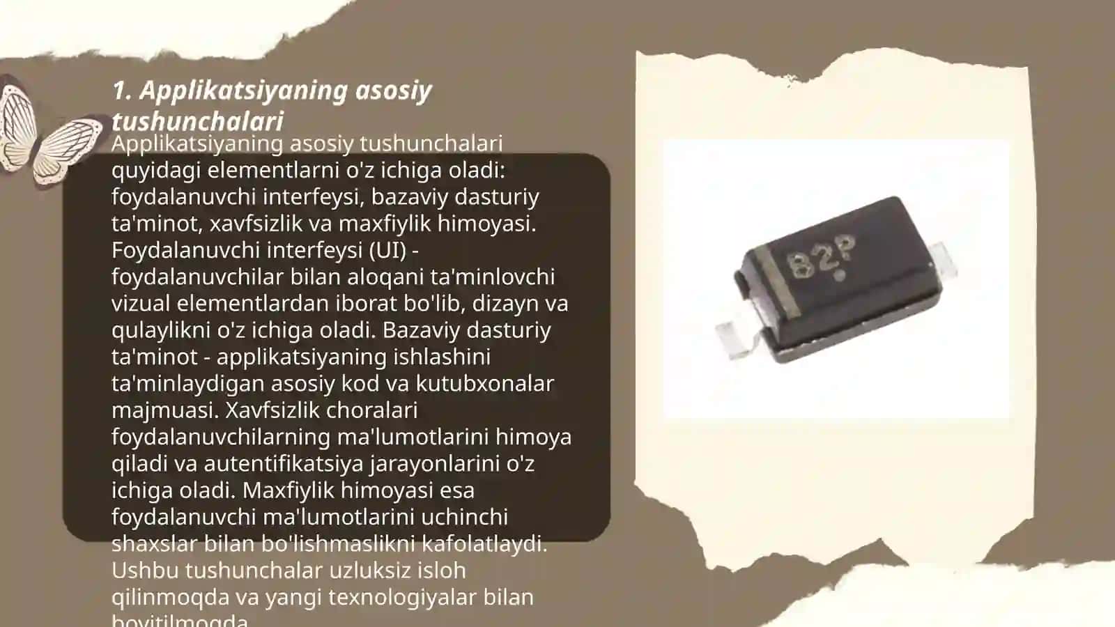 Applikatsiya haqida umimiy tushuncha. Applikatsiyada qirqishning har xil usullarini bajarish. Mazmunli va bezakli aplikatsiyalar. Tabiiy va tashlandiq materiallardan applikatsita ishlari . Matodan aplikatsiya va applikatsiya uchun zaruriy materilallar. 3
