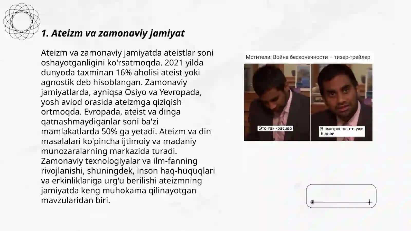 Zamonaviy diniy harakatlar va sektalar 3