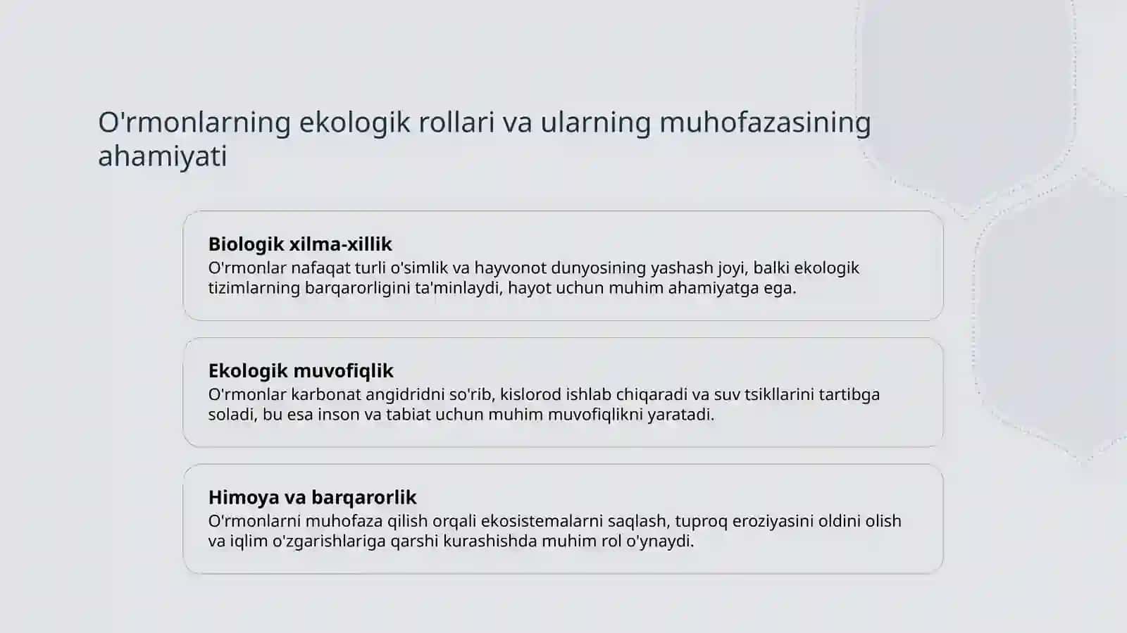 O'rmon va qiymatli tabiiy landshaftlarni himoyalash 3
