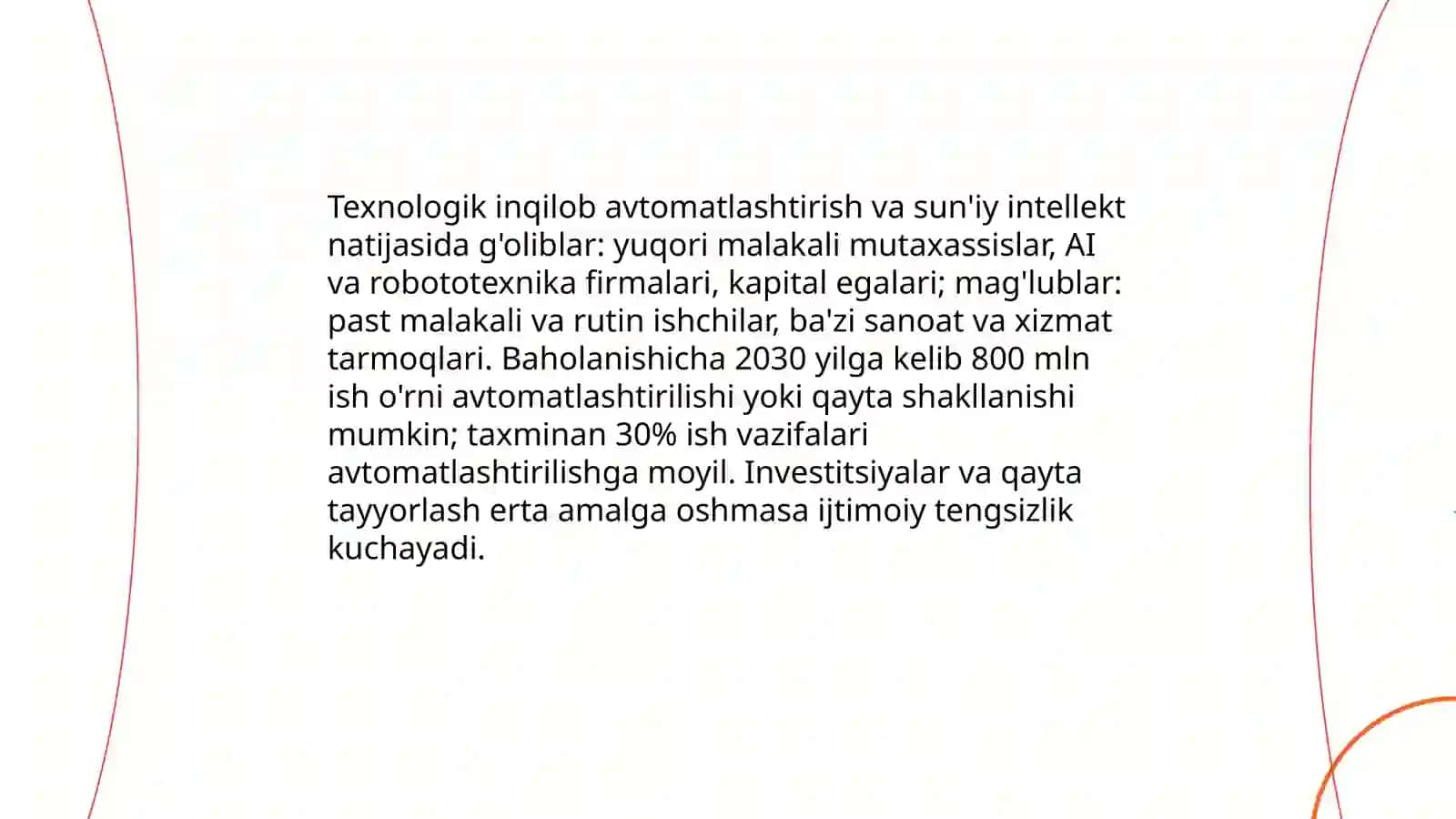 Texnologik inqilob: avtomatlashtirish va sun'iy intellekt g'oliblari va mag'lublari 3