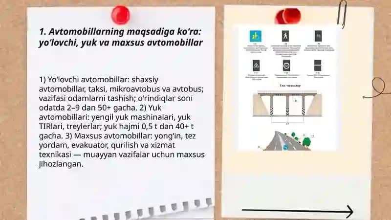 Avtomobil turlari, klassifikatsiyasi va qoʻllanishi 3