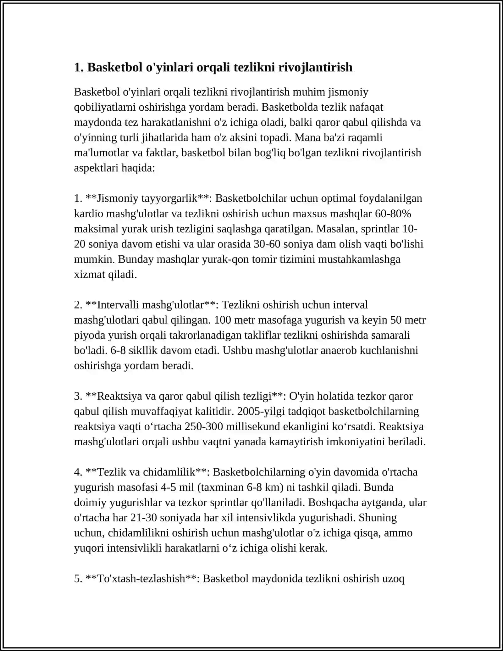 BASKETBOL SPORT TURIDA HARAKATLI OYINLAR YORDAMIDA HARAKAT SIFATLARINI RIVOJLANTIRISH 3