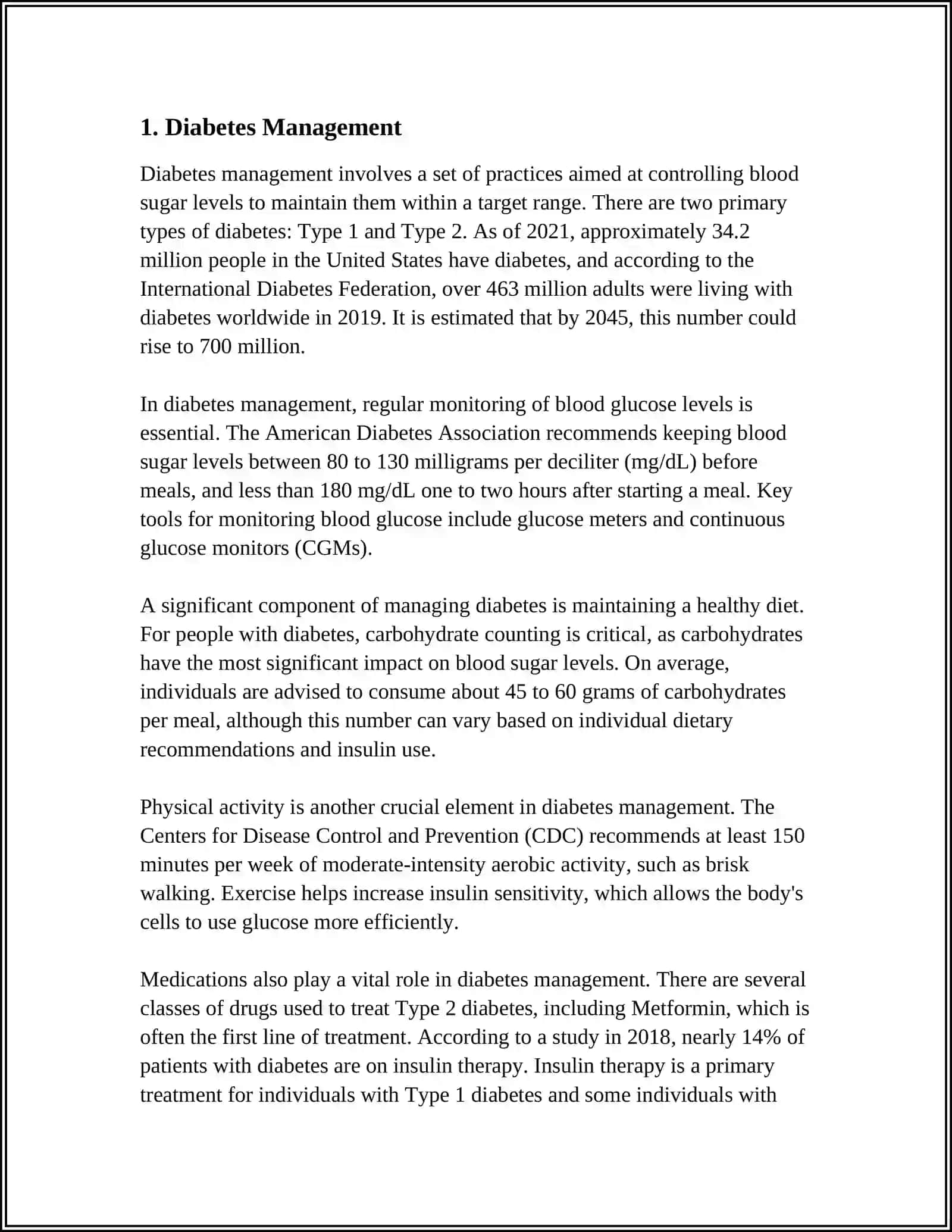 Diabetes Management 3