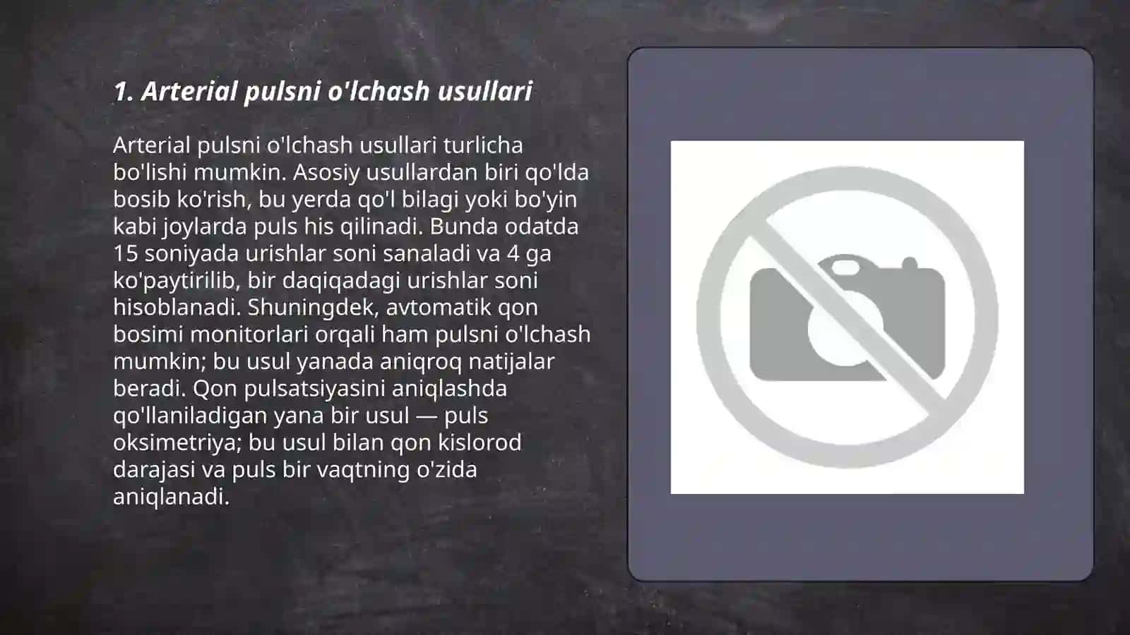 Arterial puls qanday o'lchanadi 3