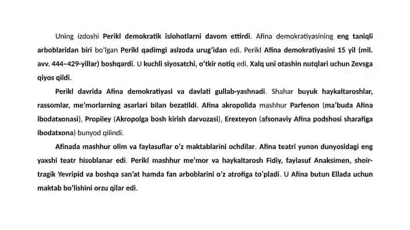 MAVZU.MIL.AVV. V-IV ASRLARDA YUNONISTON. POLIS TIZIMINING INQIROZI 3