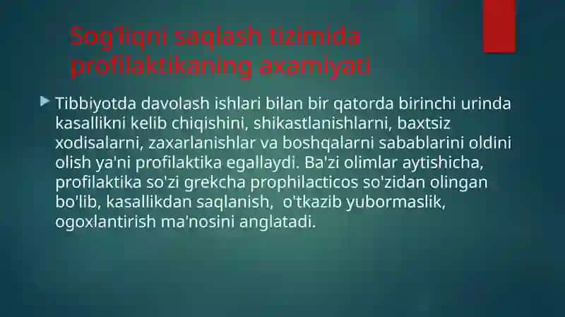 SOG’LOMTURMUShTARZI VA UNIShAKILLANTIRISh 3