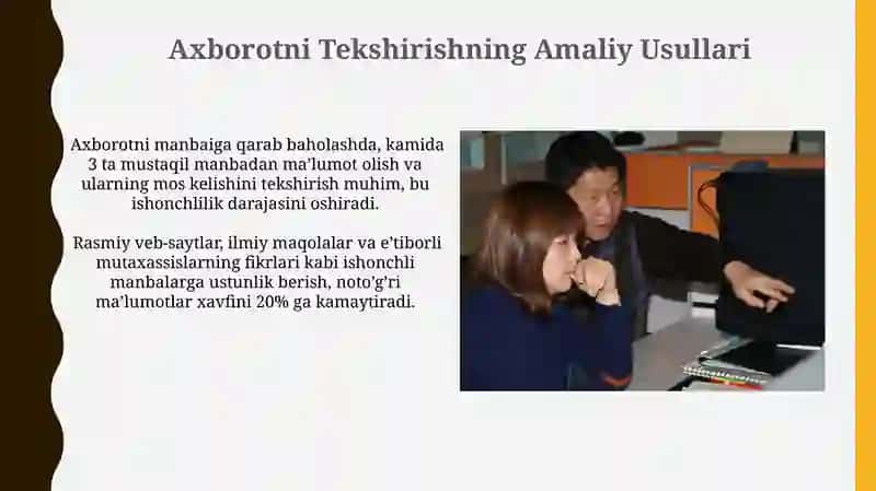 Axborotni Filtrlash va Tekshirish Ko'nikmalarini Rivojlantirish 3