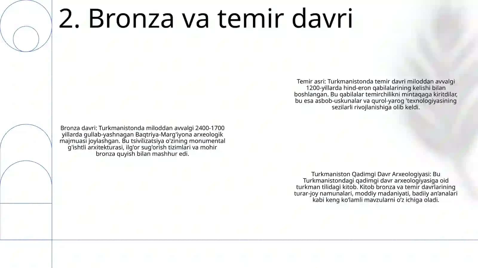 Turkmaniston Qadimgi Davr Arxeologiyasi 3