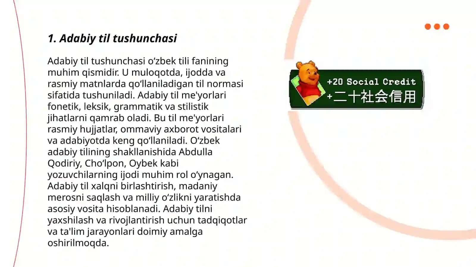 Adabiy til meʼyorlari. Yangi alifbo va imlo meʼyorlari 3