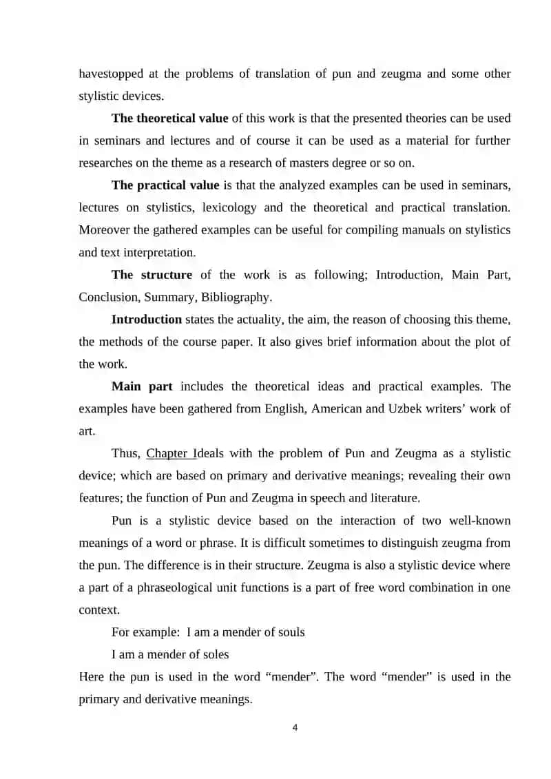 The investigation of Pun and Zeugma in the Uzbek language 3