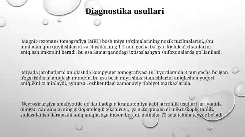 Bosh miya jarohatlarining oqibatlari 3