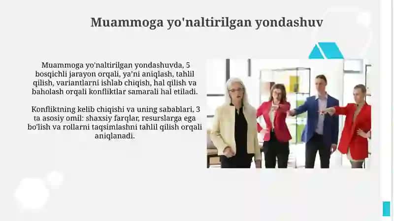 Mojarolarni samarali hal qilish usullari 3