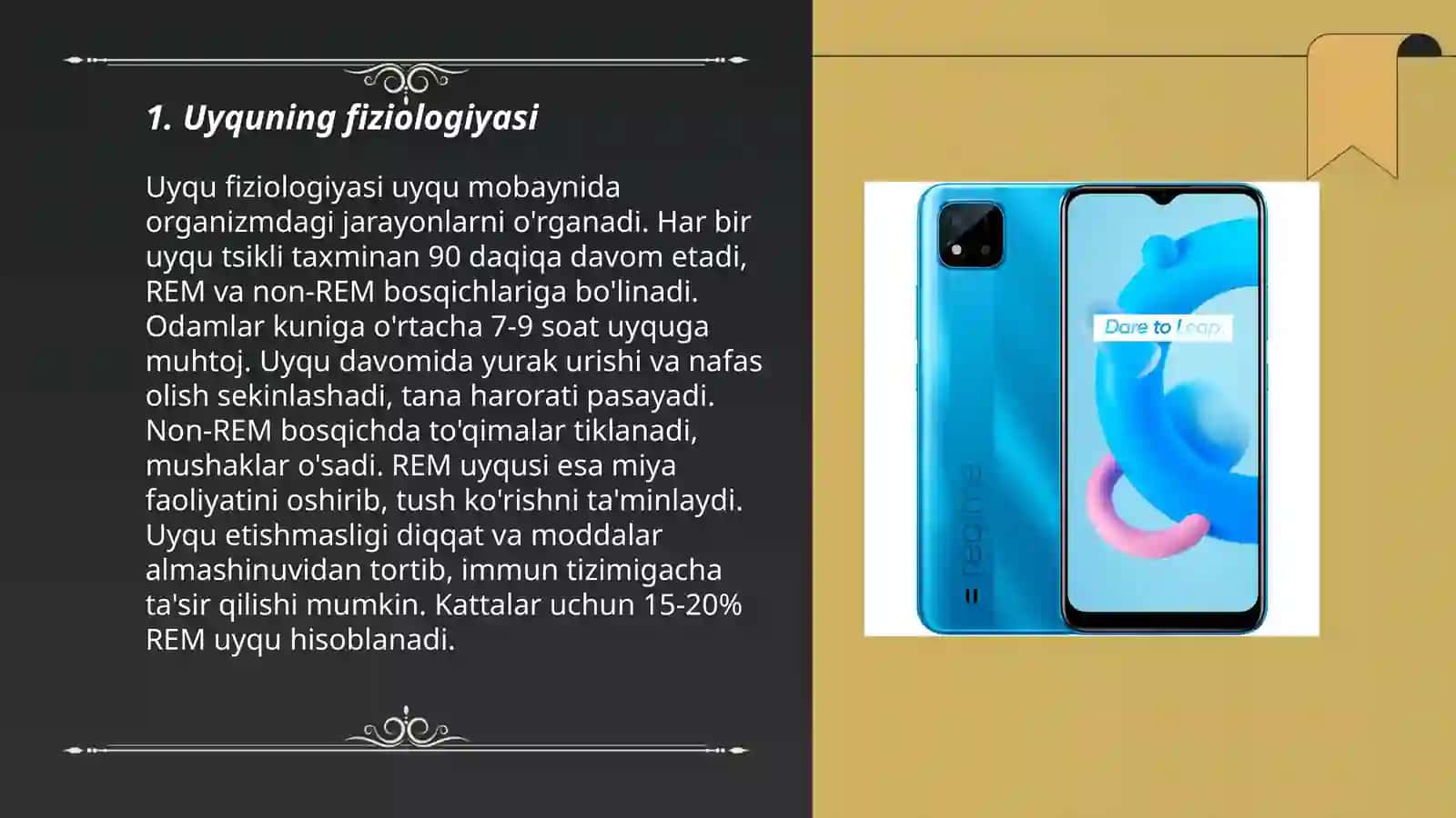 Uyqu, tush koʻrish va gipnoz uyqu gigeyenasi 3