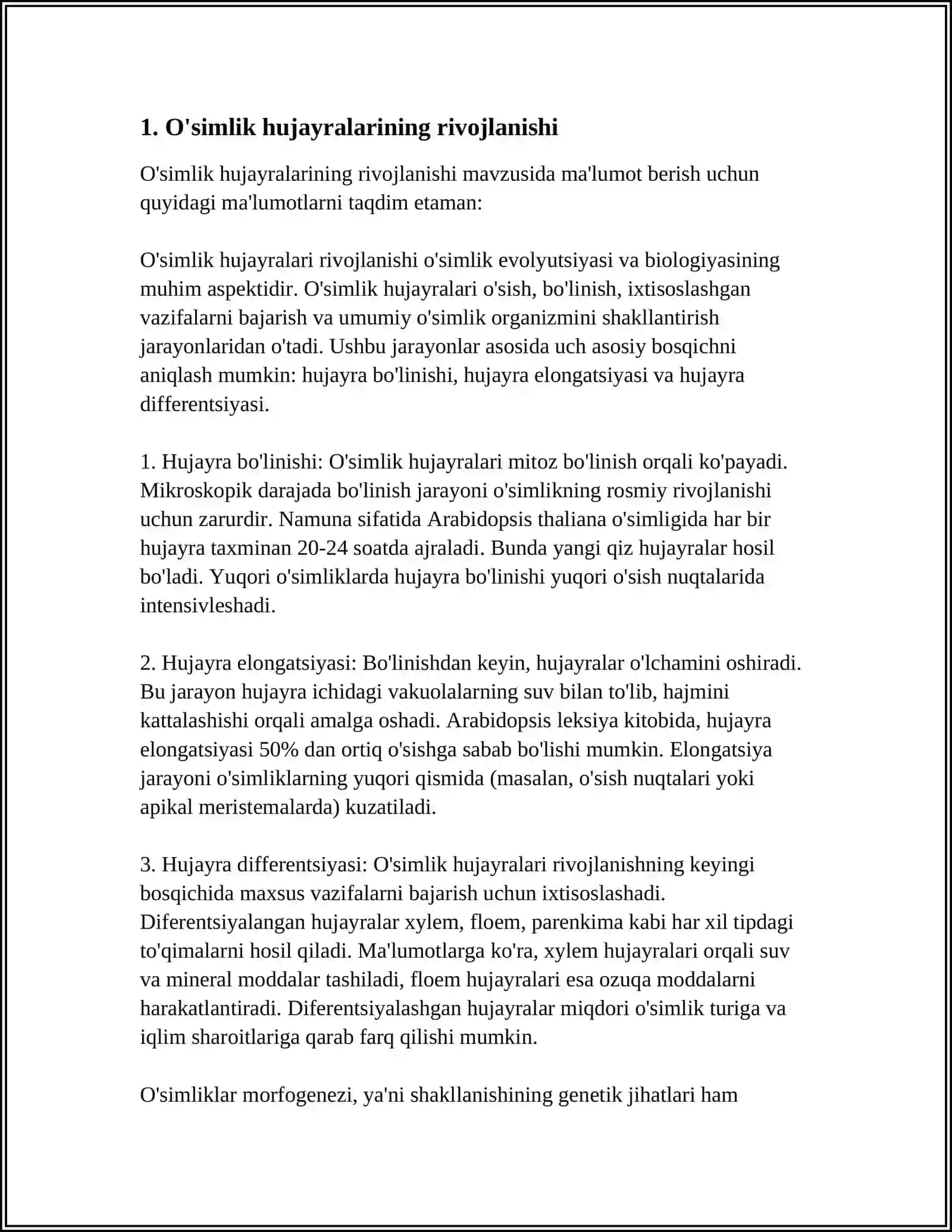 RIVOJLANISH BIOLOGIYASI 3