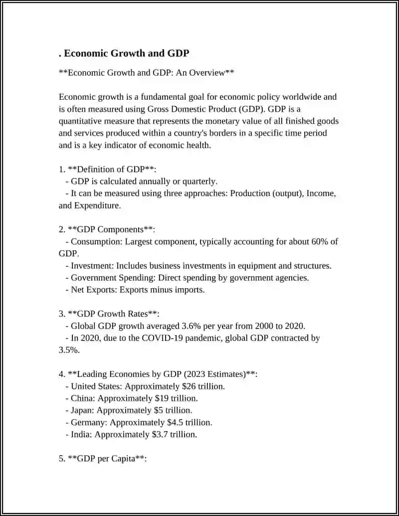 Economic Growth and GDP 3