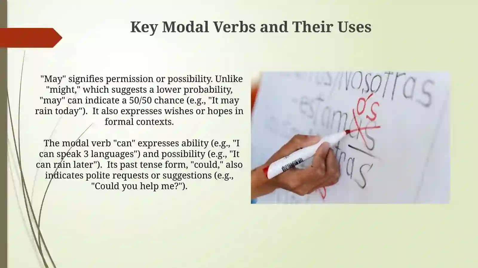 Modal verbs 3