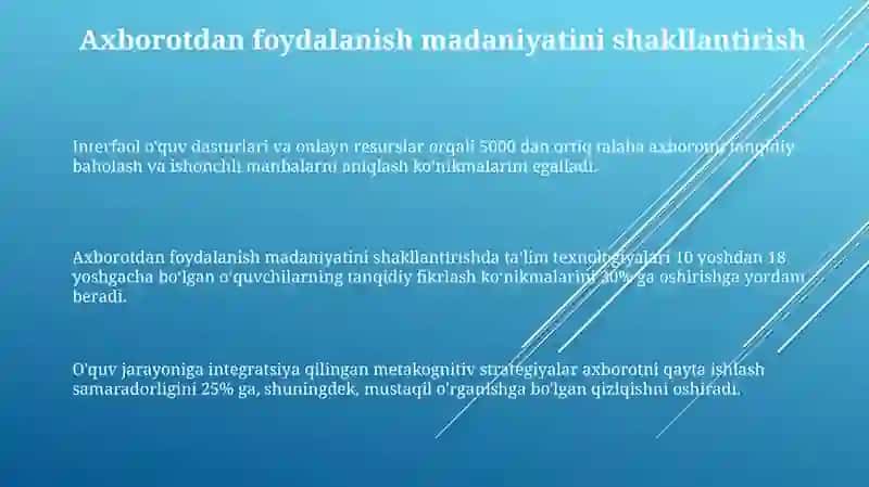 Tarbiyaviy ish texnologiyalar fanining shaxs tarbiyasidagi ròli 3