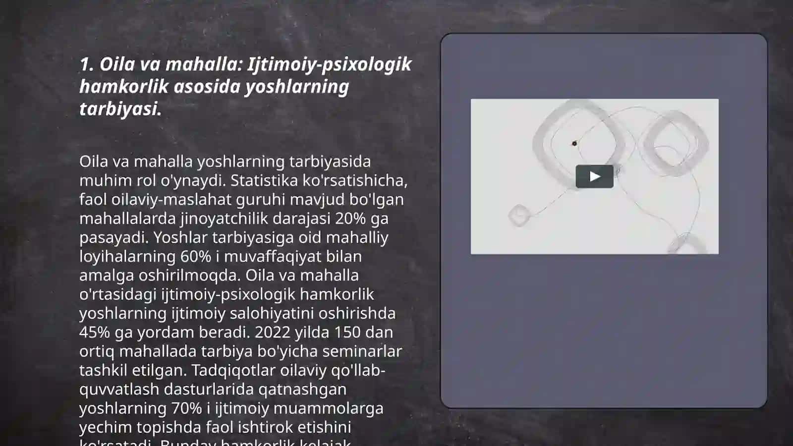 Oila va mahalla: Ijtimoiy-psixologik hamkorlik asosida yoshlarning tarbiyasi 3